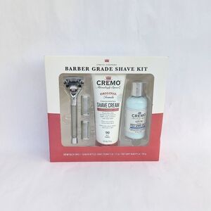 CREMO | Mens Shave Gift Set Shave Kit With Razor Shave Cream Post Shave Balm